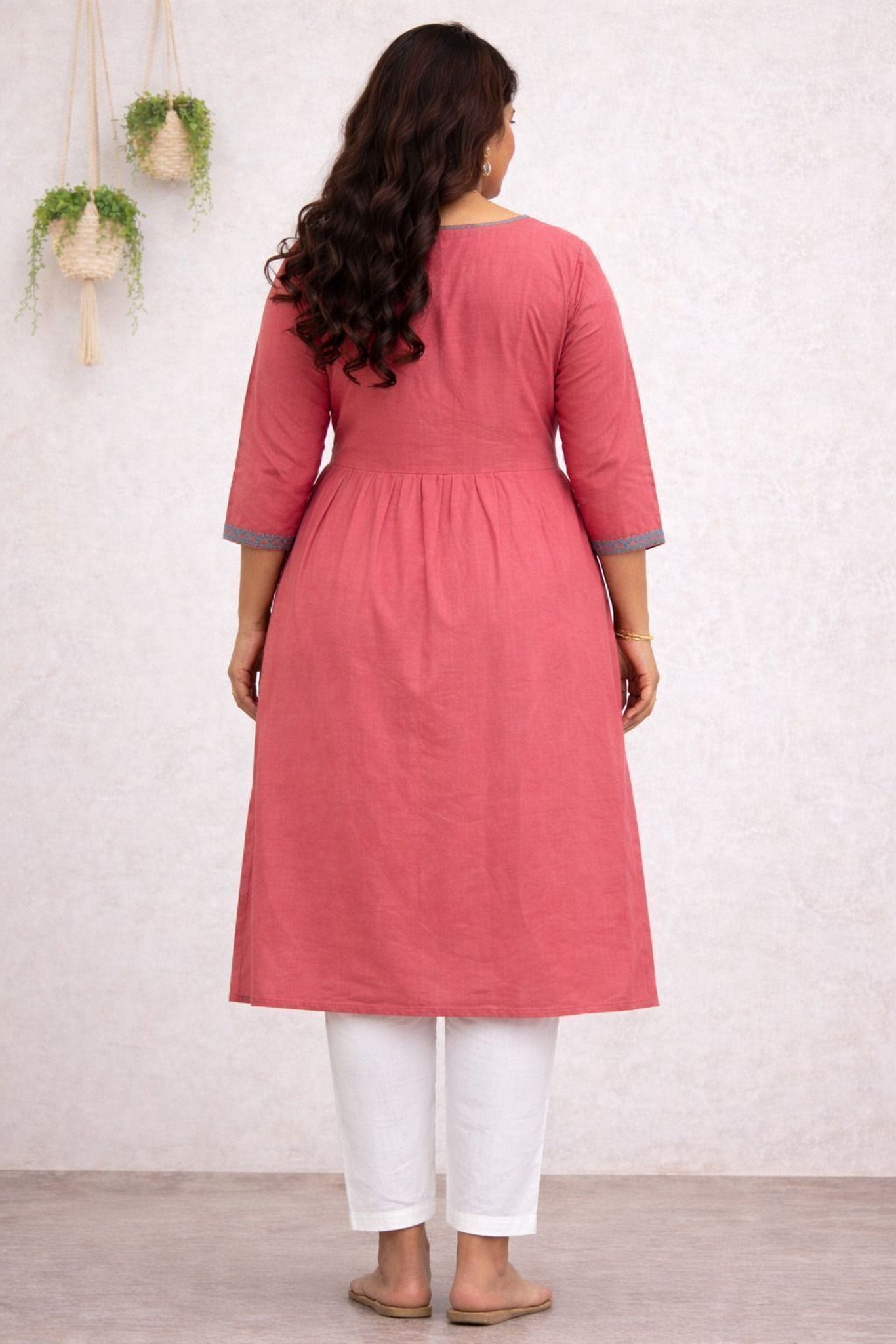 SHIVORAA Women’s  Embroidered Silk Blend Straight Kurta (Plus Size) | Casual Wear Kurti for Women | Stylish Printed Kurta | Comfortable Daily Wear | Ethnic Kurti | Regular Fit Kurti | Office Wear Kurta | Fashionable Women Kurti | Trendy Ethnic Wear | Ladi