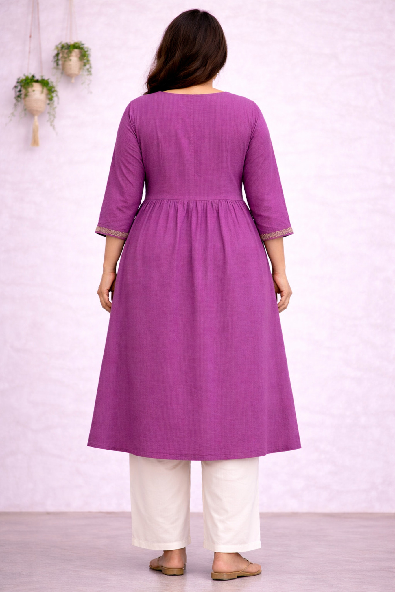 SHIVORAA Women’s  Embroidered Silk Blend Straight Kurta (Plus Size) | Casual Wear Kurti for Women | Stylish Printed Kurta | Comfortable Daily Wear | Ethnic Kurti | Regular Fit Kurti | Office Wear Kurta | Fashionable Women Kurti | Trendy Ethnic Wear | Ladi