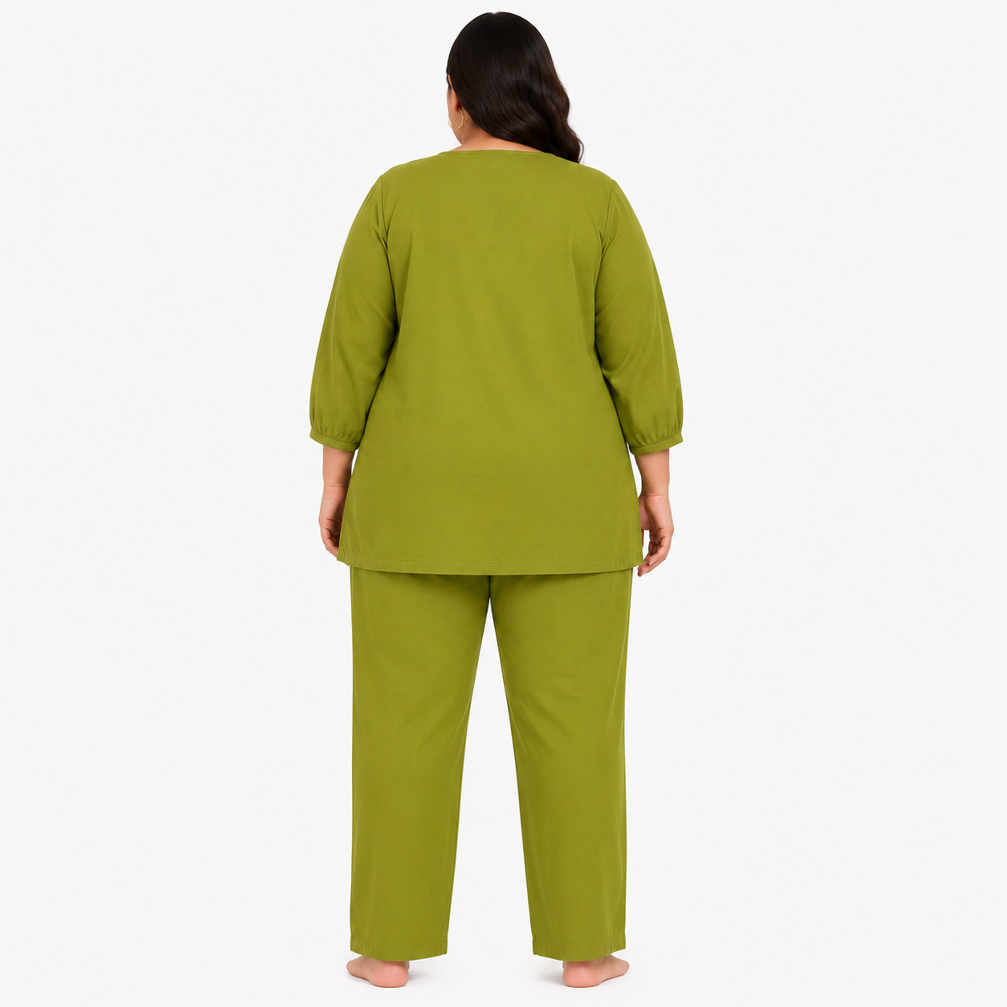 SHIVORAA Women’s Tunic Pants Co-ords Set ( Plus Size ) | Stylish Top & Pant Set | Casual Wear Co-ord Set | Comfortable Lounge Wear | Fashionable Two Piece Outfit | Daily Wear Co-ord Set | Trendy Plus Size Clothing | Women’s Matching Set | Relaxed Fit Co-o